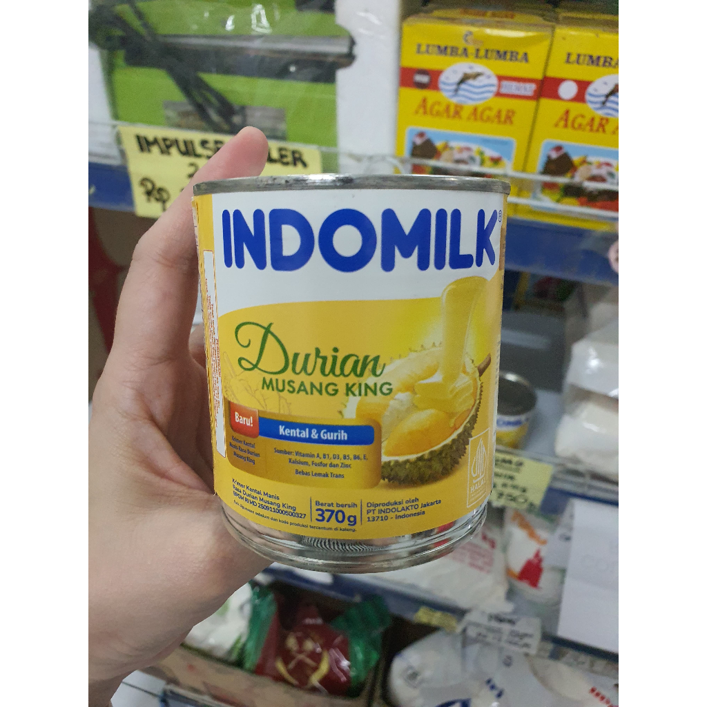 

INDOMILK DURIAN MUSANG KING 370GR