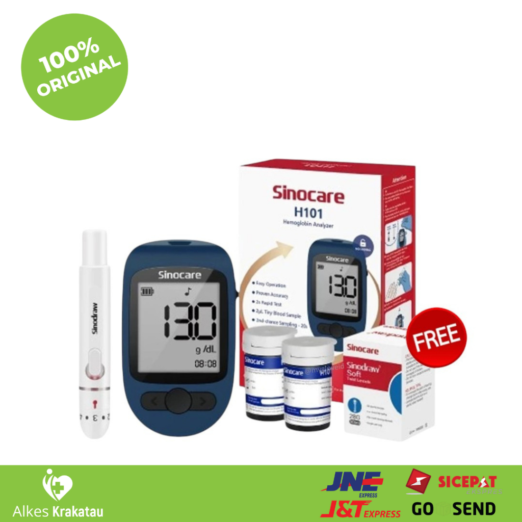 Alat Cek Darah Hemoglobin H101 Sinocare Alat Tes HB