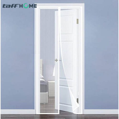 Tirai Anti Nyamuk / Tirai Pintu Model Magnet / Tirai Pintu Kamar (Putih) / Tirai Magnet / Kelambu
