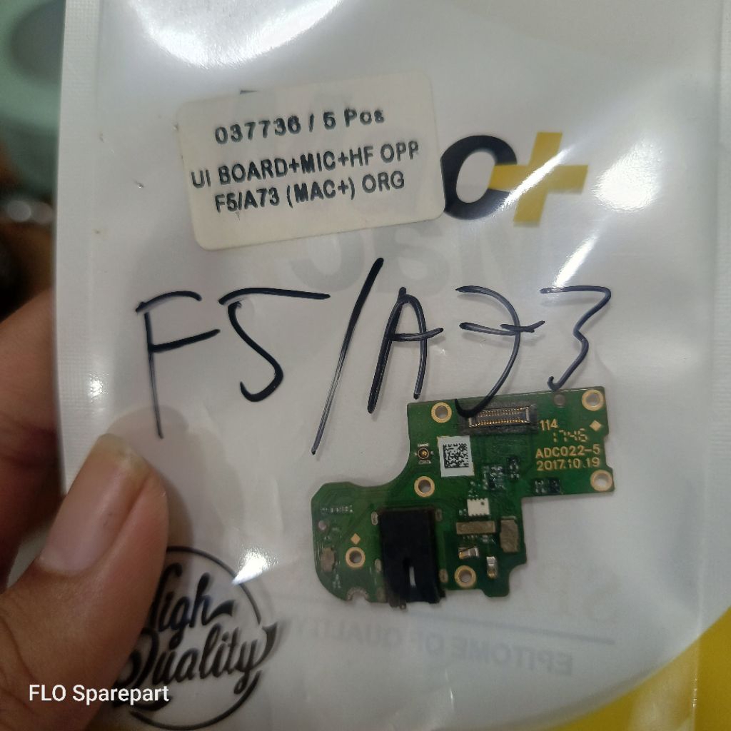 Papan Cas Oppo F5/A73 Konektor Original Board Charger Fullset +IC