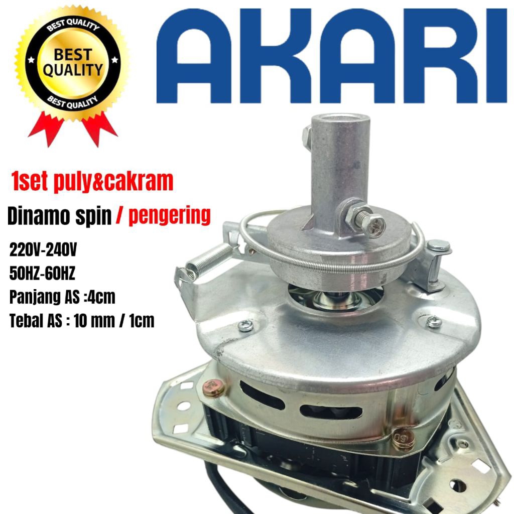 dinamo spin pengering mesin cuci akari 2 tabung