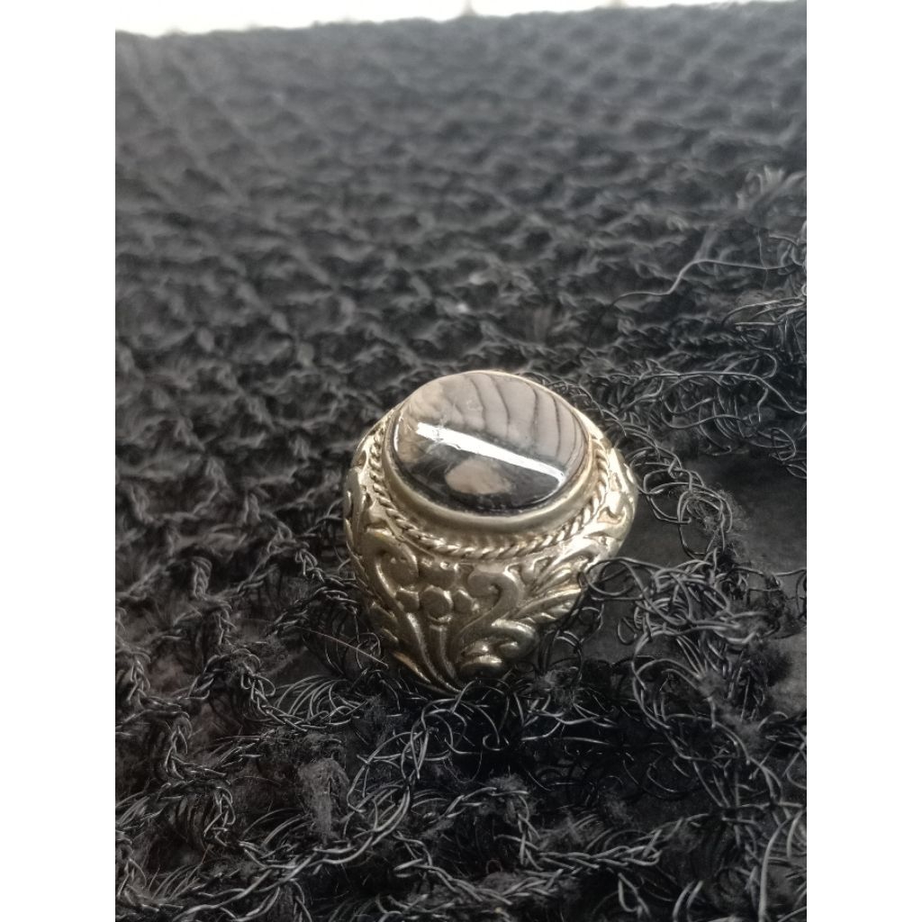 cincin batu akik bulu macan lumajang motip sedia bacan doko gulau pandan lumut lawas permata pirus c