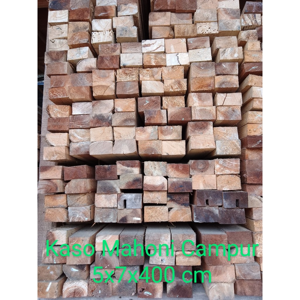 KAYU KASO MAHONI CAMPUR 4 METER (HARGA / KUBIK)