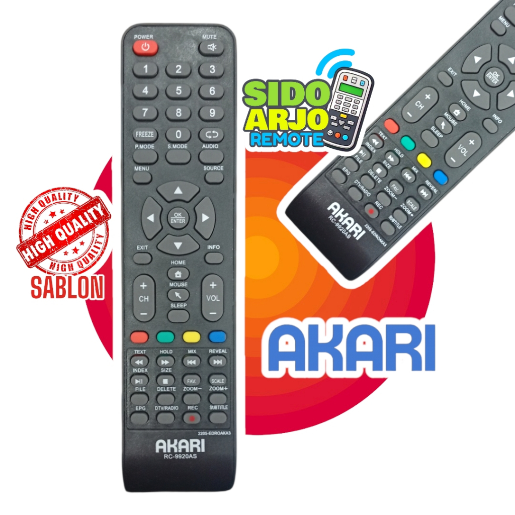 REMOTE TV AKARI SMART