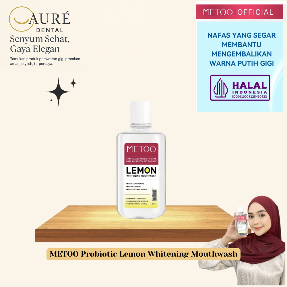 METOO Probiotic Lemon Whitening Mouthwash 250ML