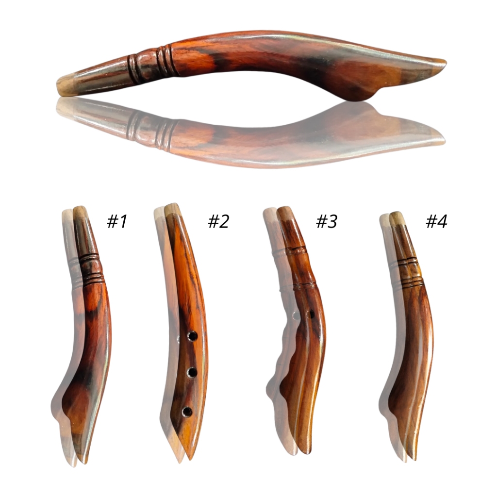 Gagang Joran Kayu Sonokeling Set 5 Ukuran 23cm