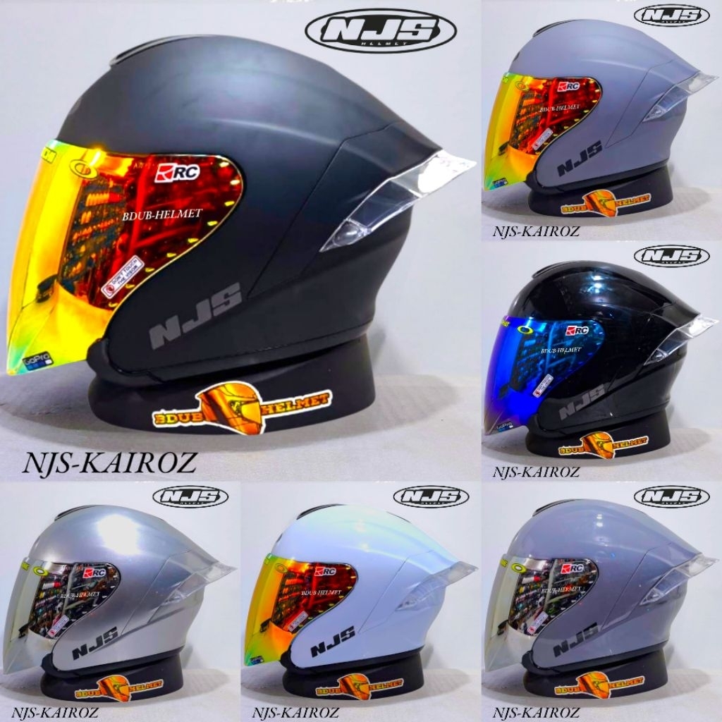 Helm NJS KAIROZ White Original NJS