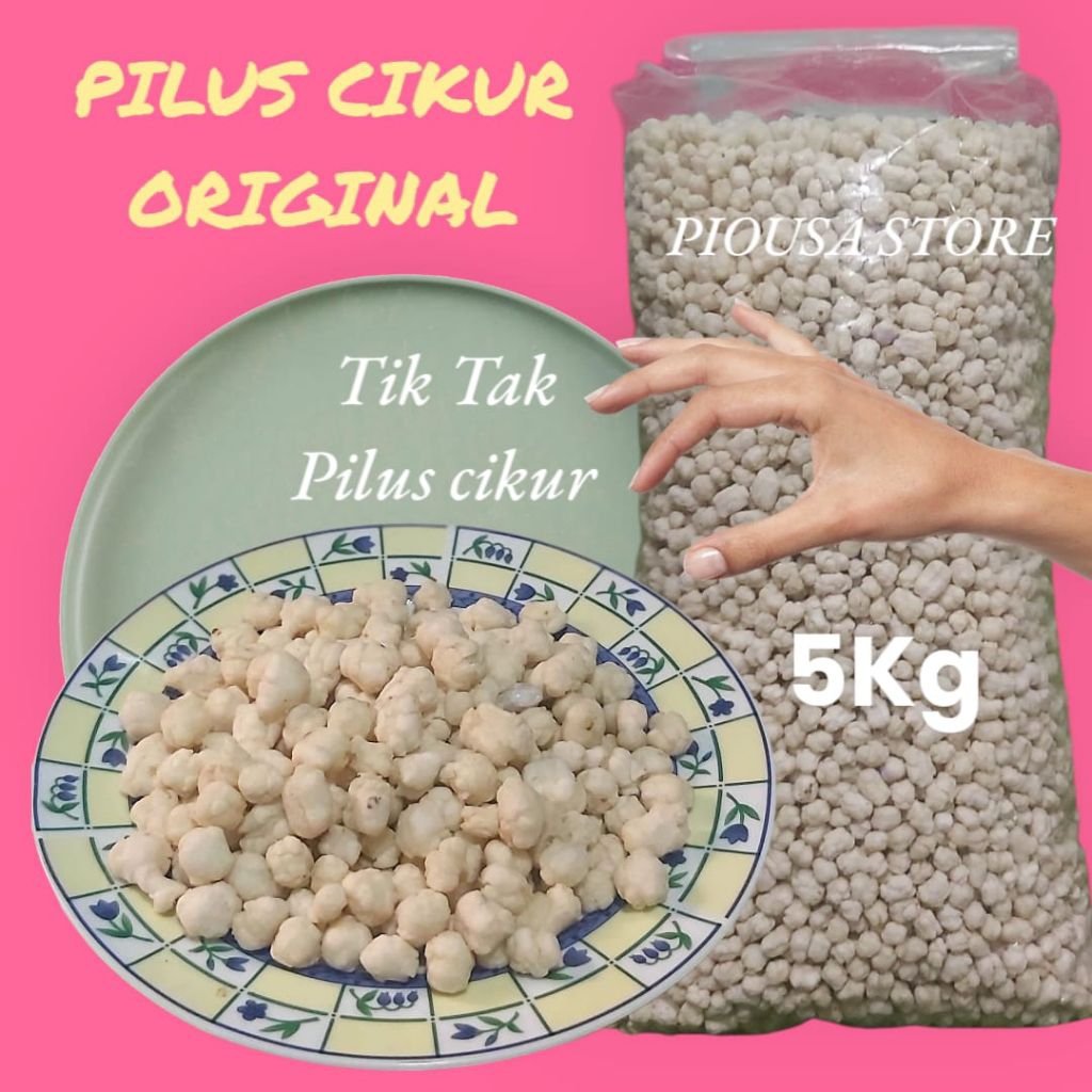 

PILUS CIKUR/TIKTAK CIKUR 5KG TOPPING BASO, SEBLAK, MIE, CUANKI DLL