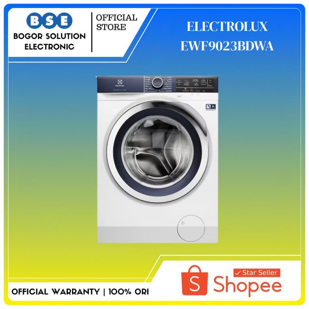 Mesin Cuci Electrolux EWF9023BDWA Front Loading 9KG Inverter Electrolux EWF9023