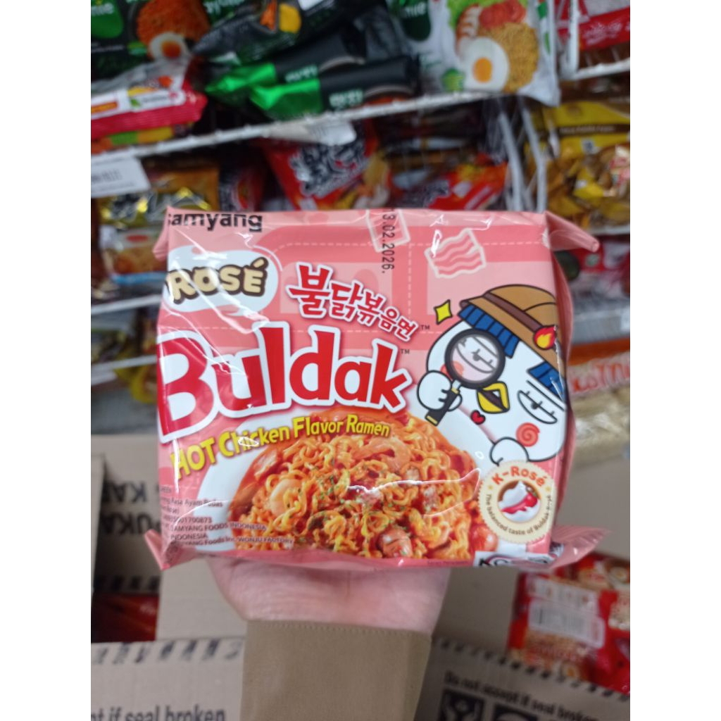 

Samyang buldak rose/SAMYANG ROSE HOT CHIKEN FLAVOR KOREA- CARBONARA