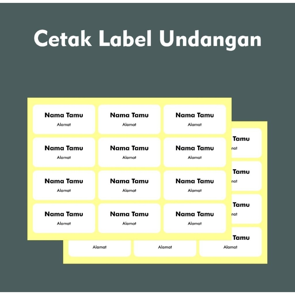 

Label undangan murah langsung jadi - stiker undangan