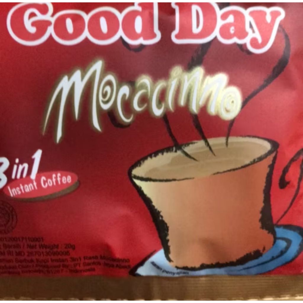 

KOPI GOOD DAY MOCACINNO 20gr 50 SACHET
