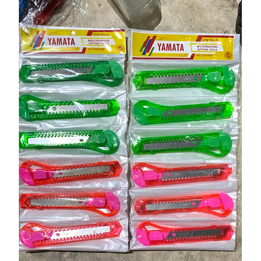 

PISAU CATER YAMATA warna warni isi 12biji/renteng/bahan kuat dan tidak mudah pecah/pisau tajam tidak gampang tumpul