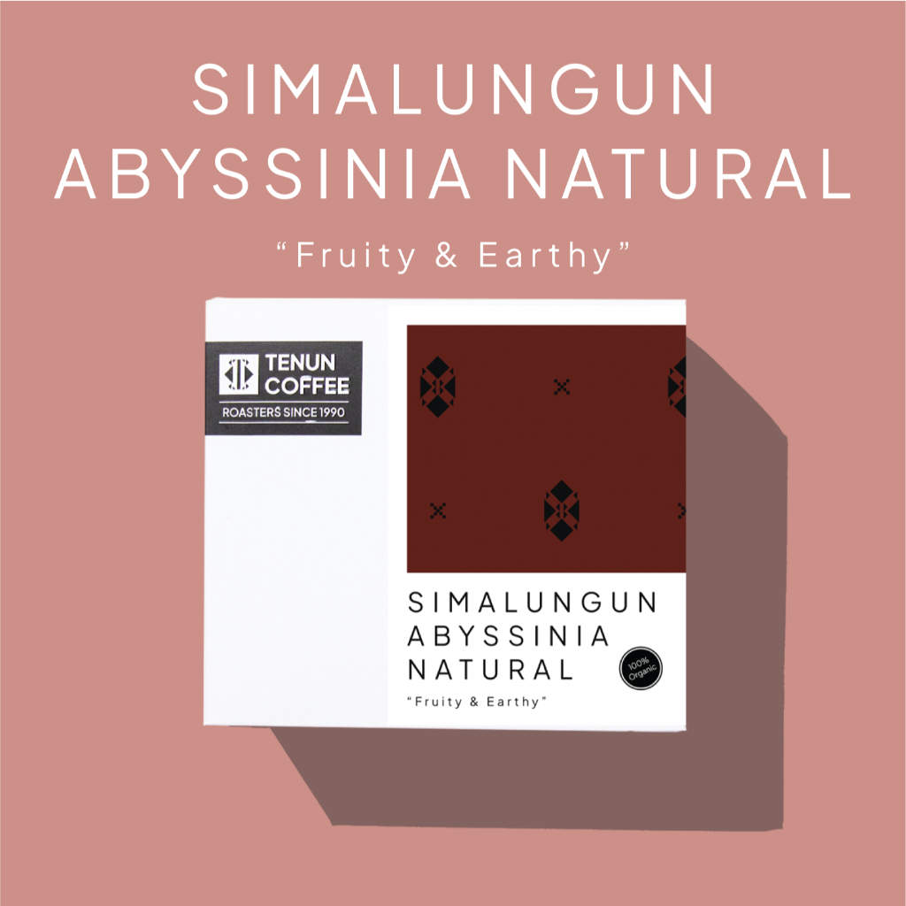 

TENUN COFFEE ROASTERS Arabica, Simalungun Abyssinia Natural "Fruity & Earthy" Natural Process, Filter Coffee/Biji Kopi - 200g