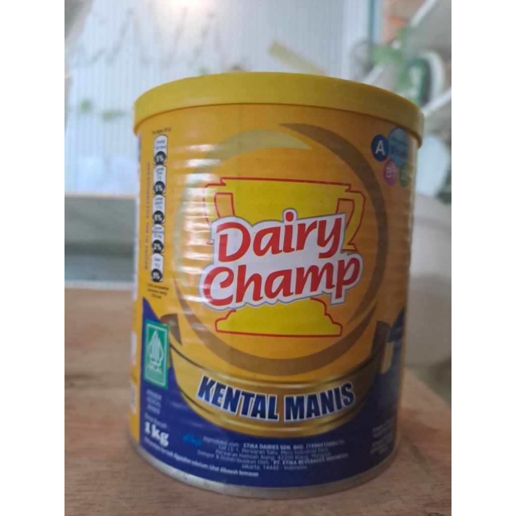 

susu kental manis dairy champ kaleng 1 kg