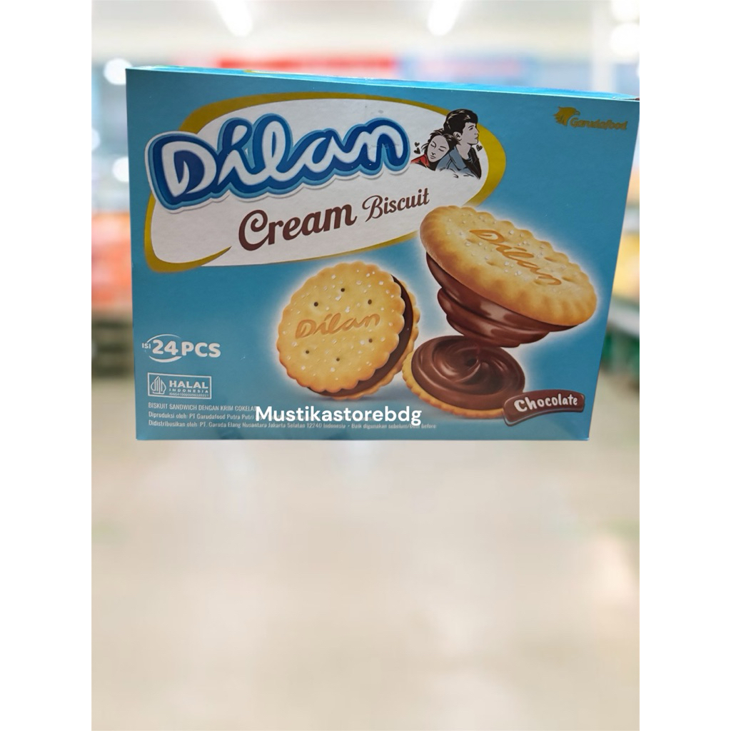 

Box Dilan Sandwich Cream Cokelat Isi 24