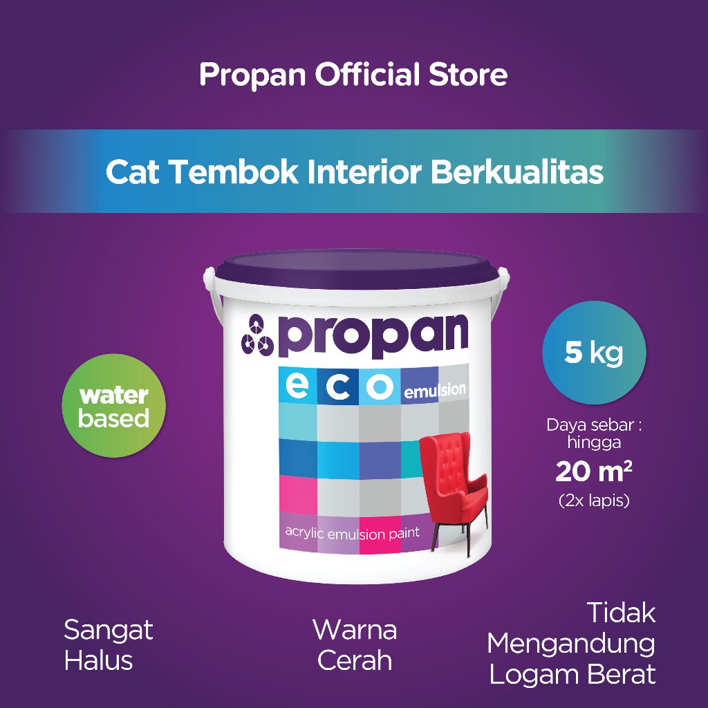 CAT TEMBOK INTERIOR PROPAN ECO EMULSION TINTING EE-4010