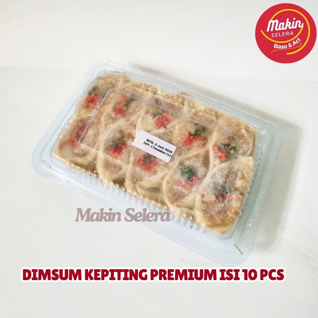 

( Frozen ) Dimsum Kepiting Premium Isi 10 Pcs By Makin Selera