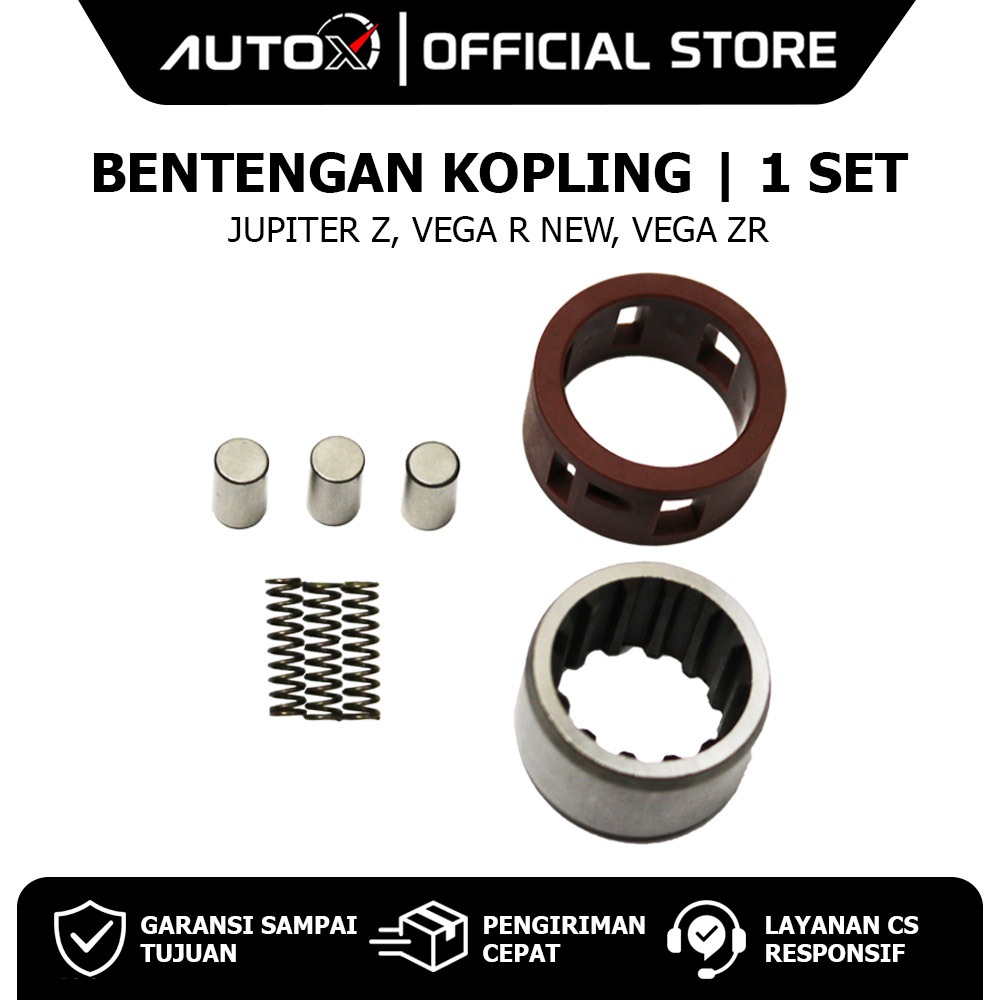 Bentengan Kopling Jupiter Z & Vega R ZR New 1 Set Komplit age Assy Kupling Benteng