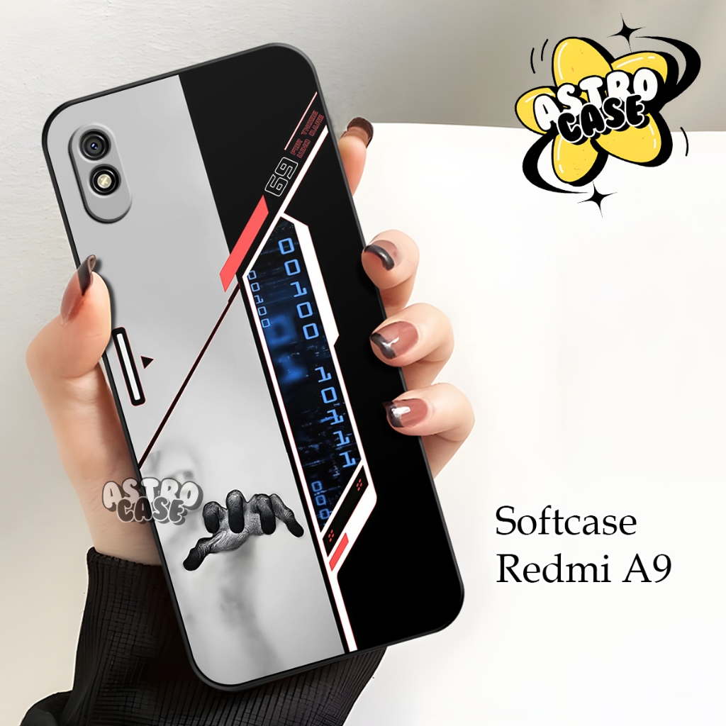 Astrocase- Case Redmi 9A New Full Cover Motif Geming - Cassing Redmi 9a Full karet Case Keren Redmi 