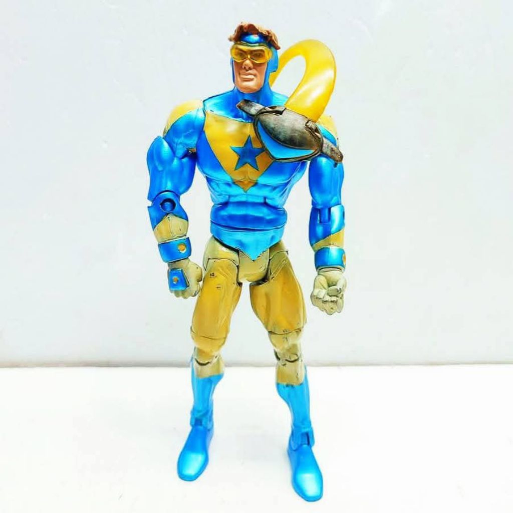mainan action figurecyclops xmen animatedBooster Gold action figure from the DC Universe Classics li