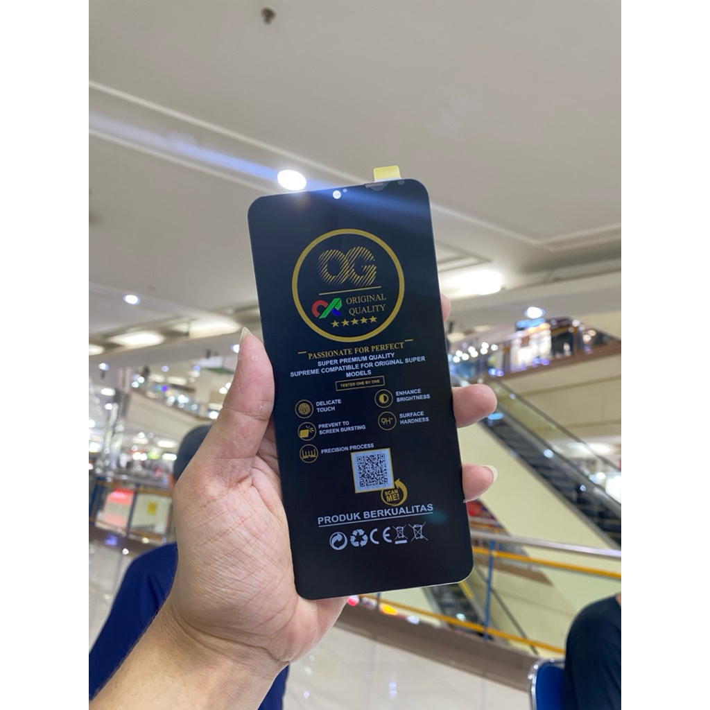 LCD TOUCHSCREEN REALME C21y - C25y BLACK ORI