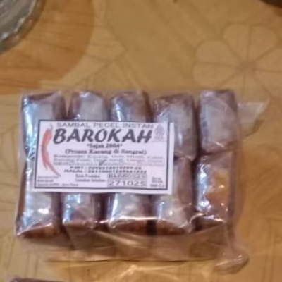 

bumbu pecel cap barokah (isi 10) 500 gram