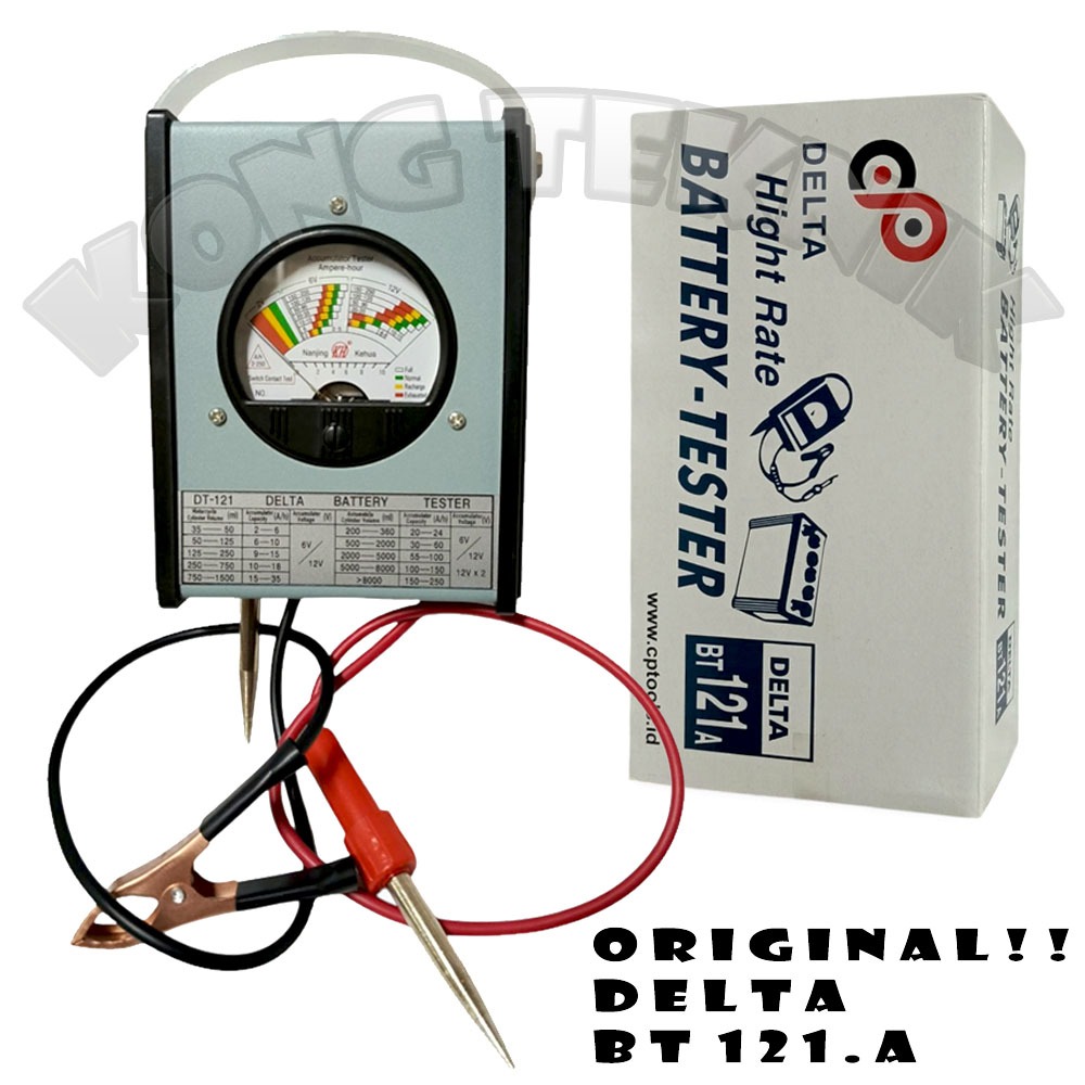 Battery Tester BT121A DELTA - batre tester aki - Alat tes kapasitas aki