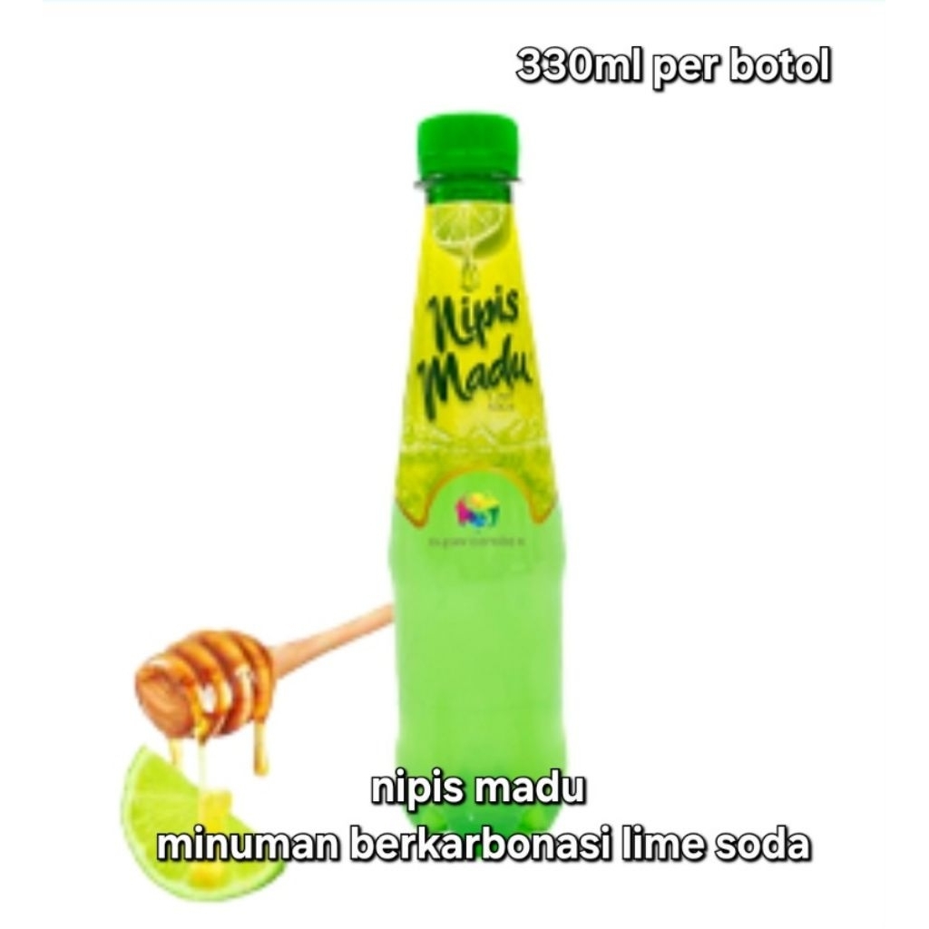 

nipis madu minuman berkarbonasi lime soda botol 330ml×1pcs