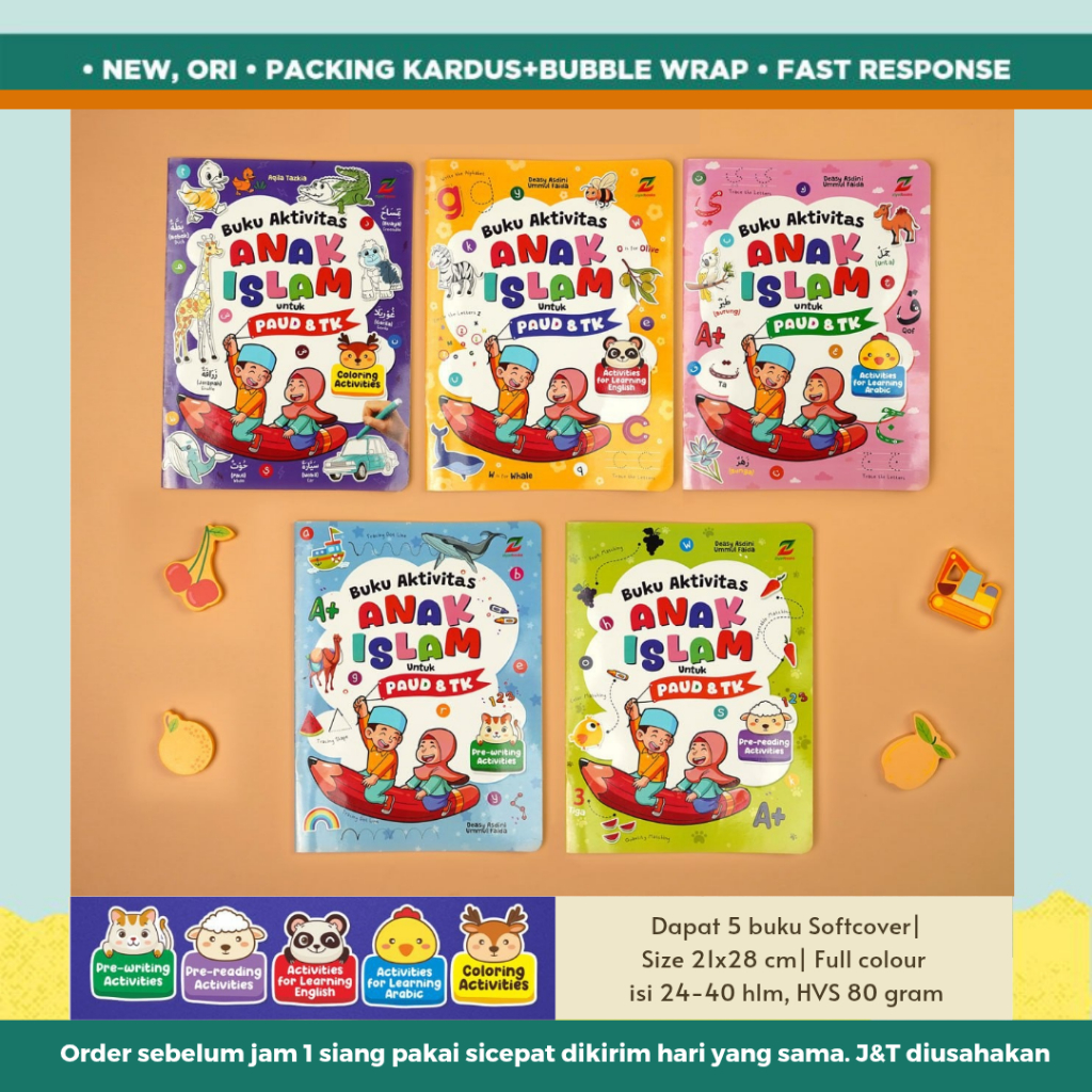 Buku Aktivitas Anak Islam untuk PAUD & TK