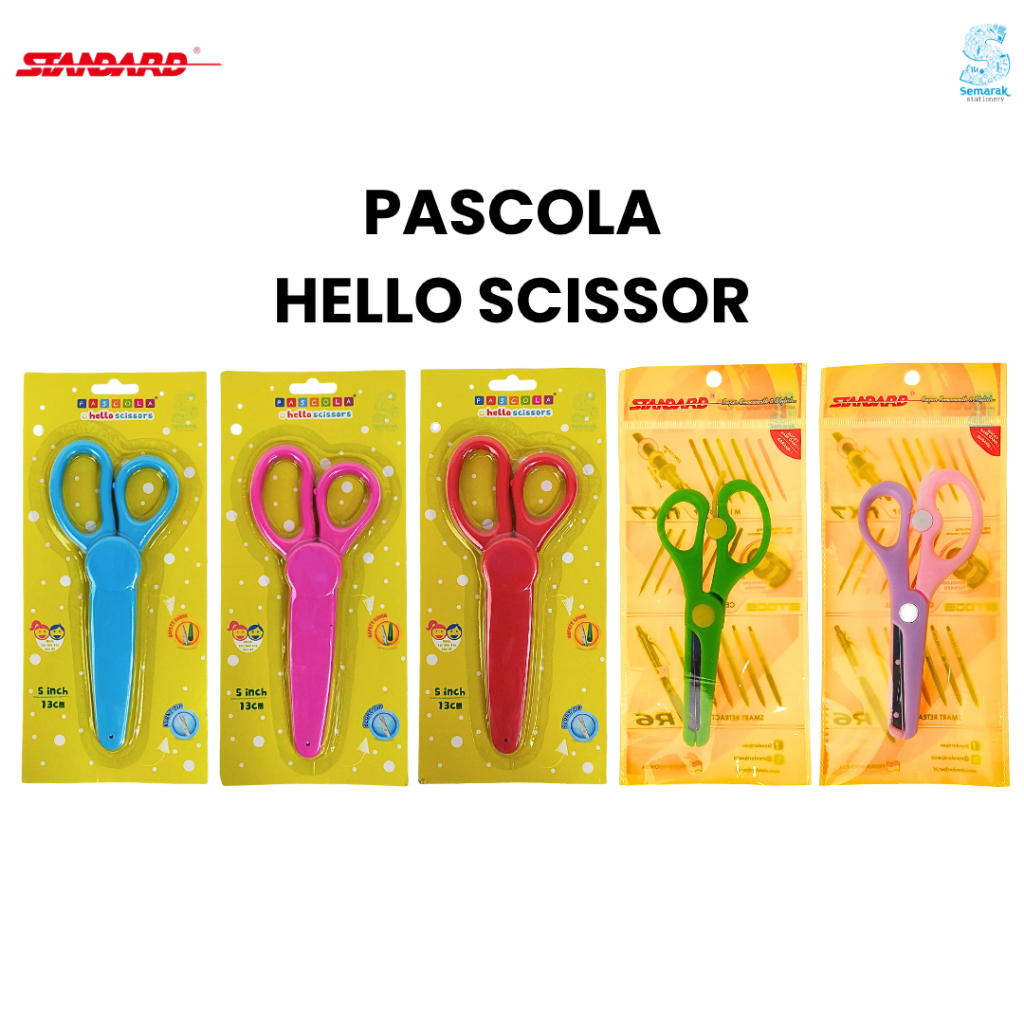 

Gunting Pascola Hello Scissors - Ungu / Hijau / Biru / Merah / Magenta [1 Pc]