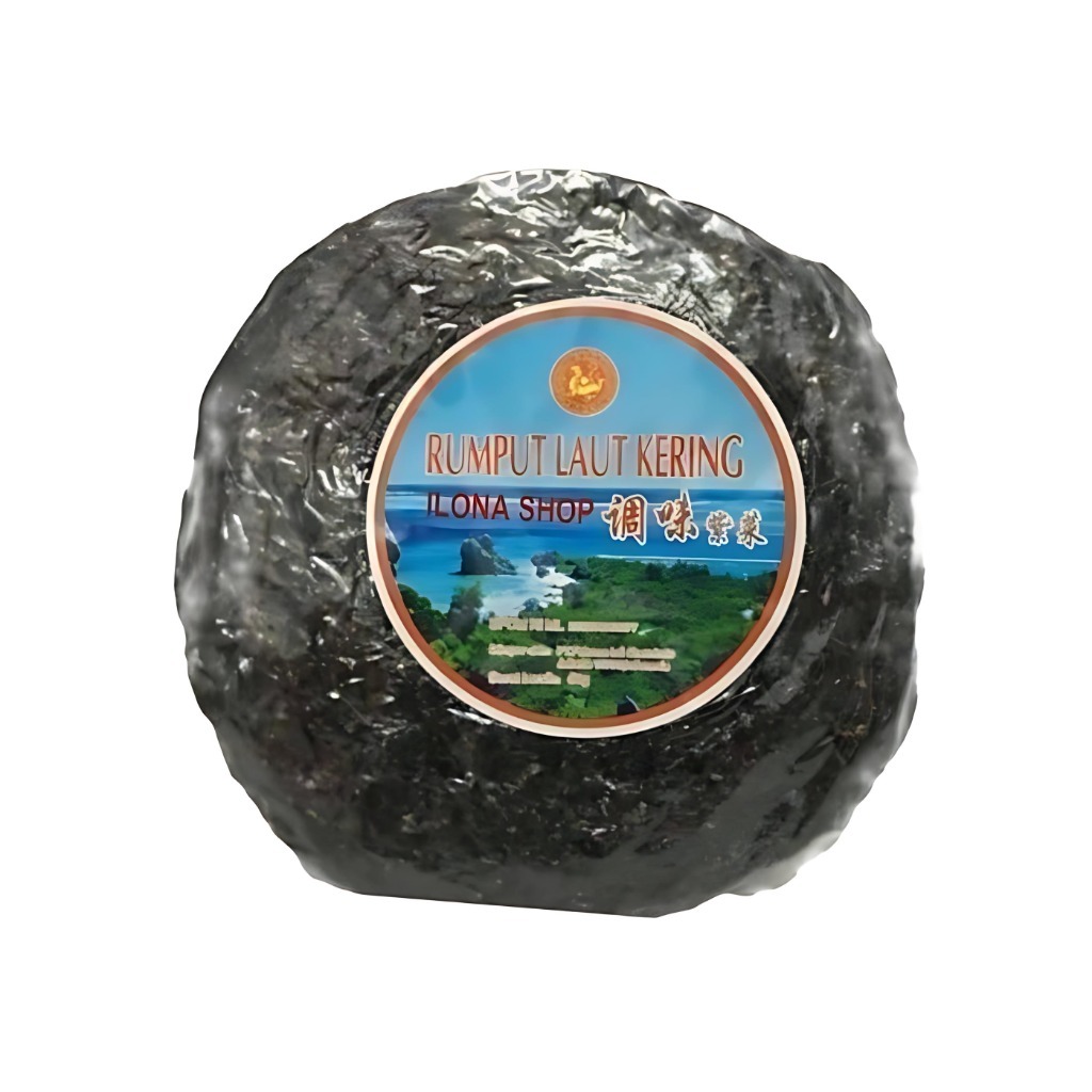 

RUMPUT LAUT KERING BULAT NORI 50 GR DRIED SEAWEED RUMPUT LAUT KERING LEMBARAN 50GR