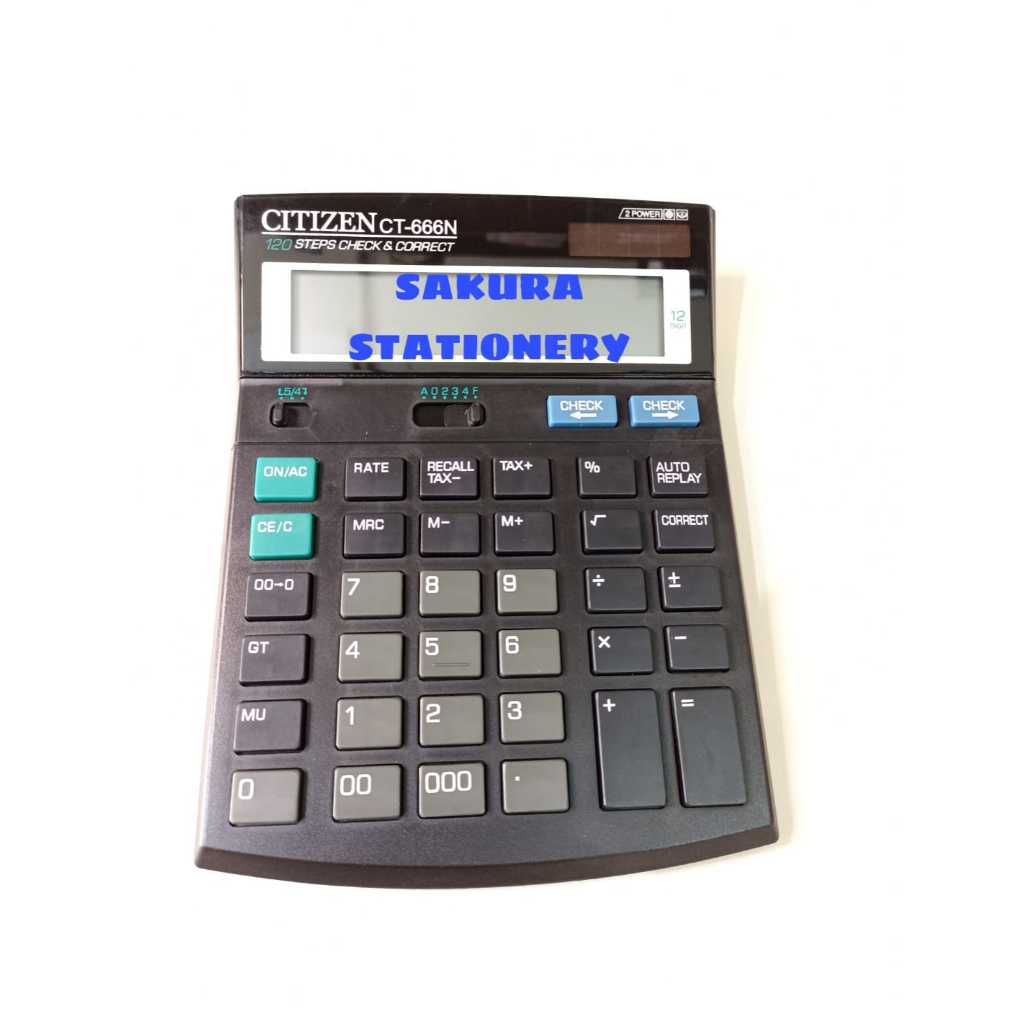 

Kalkulator Citizen CT666N