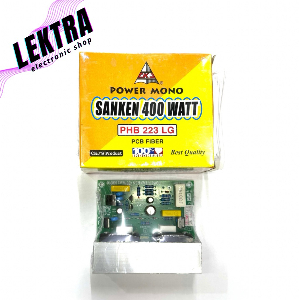 Kit PHB 223 LG Power Mono Sanken 400w CKJ PCB Fiber 400 w watt