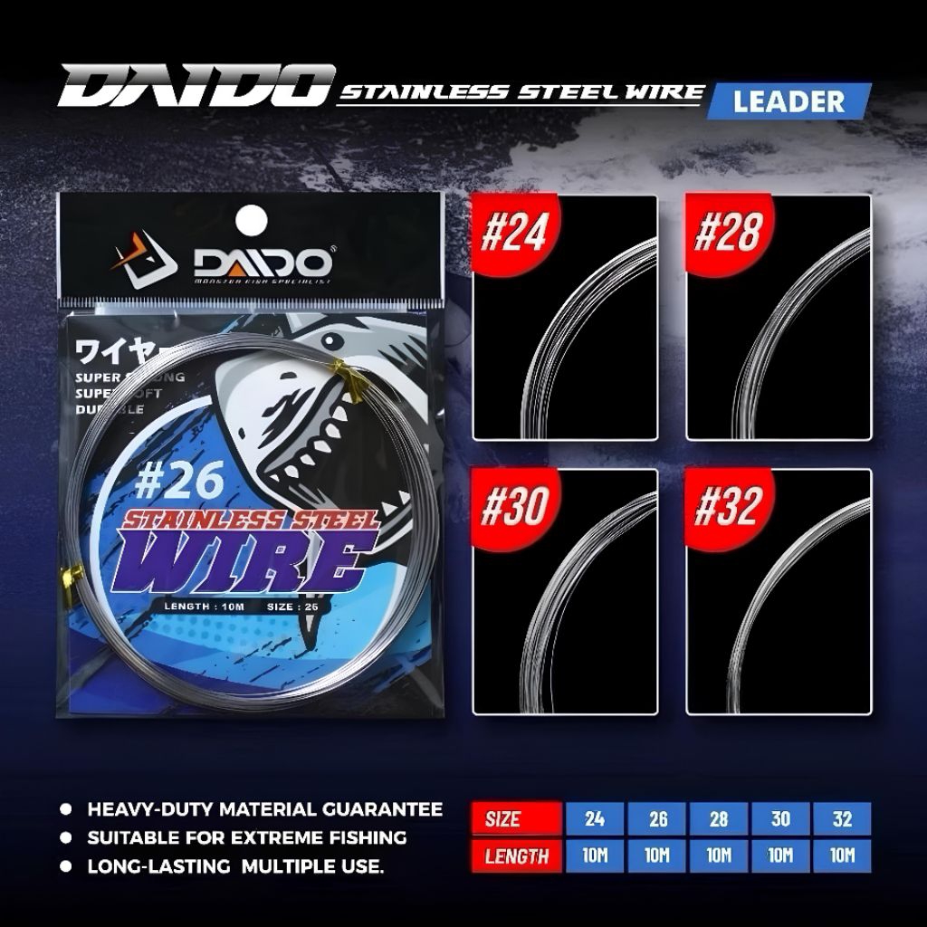 KAWAT PANCING - DAIDO STAINLESS STEEL WIRE LEADER