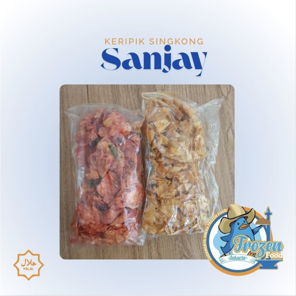 

Keripik Singkong Sanjay 500gr | Balado & Rujak Daun Jeruk | WAJIB EXTRA BUBBLEWRAP