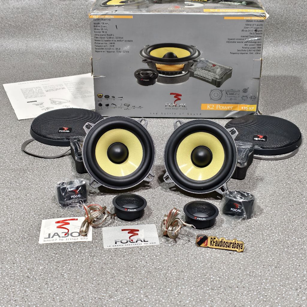 speaker 2 way FOCAL K2 POWER 130KP 5.25 inch PolyKevlar Power Components