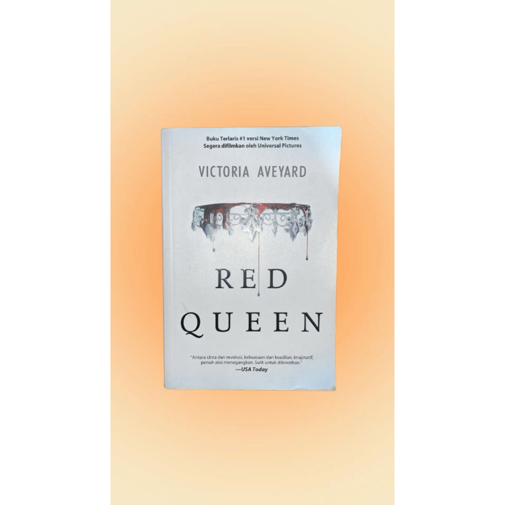 Novel Red Queen Preloved Original Bahasa Indonesia