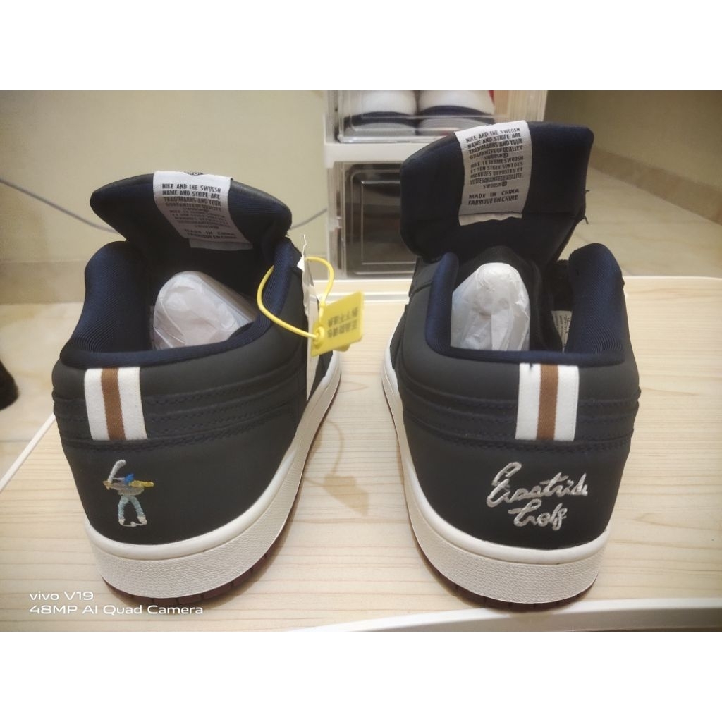 (JRASTORE) Sepatu Golf AJ Low Navy White Golf BNIB Import Quality / 44