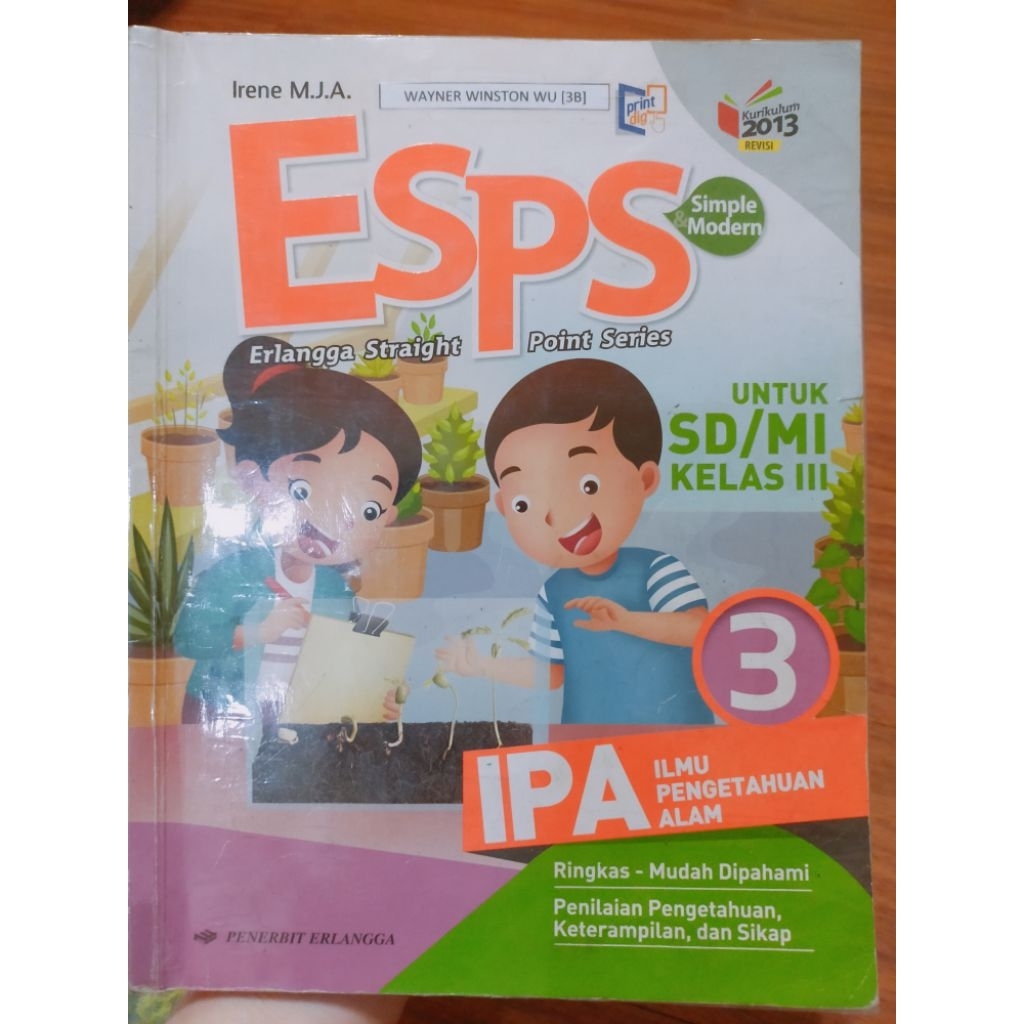 ESPS KURIKULUM 2013 KELAS 3SD BEKAS