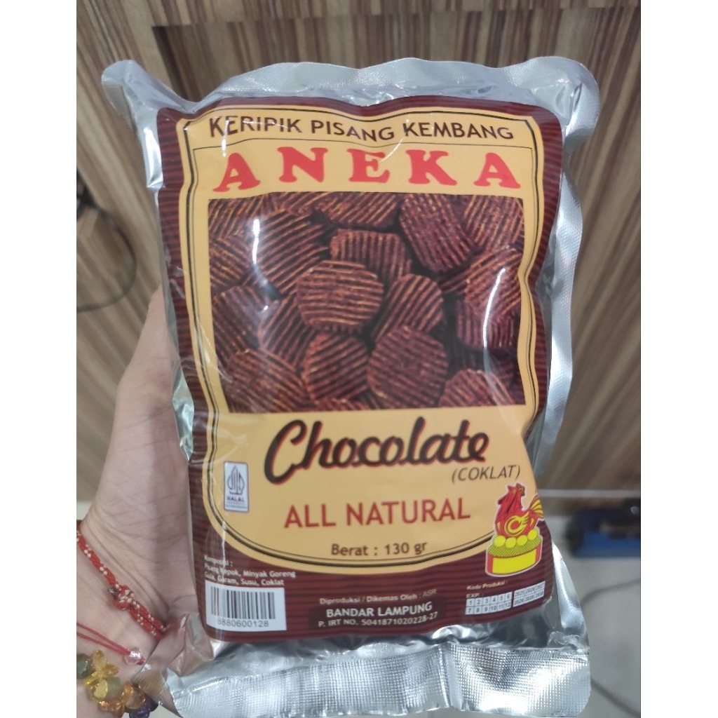 

[ANEKA] Keripik Pisang Kembang Coklat 130gr