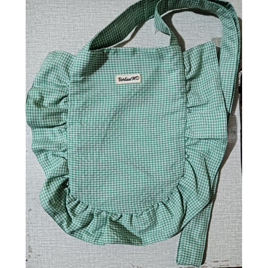 Tas Selempang Renda Lucu Pakai Resleting