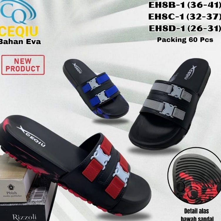 KODE L8R Sandal Slop Anak Lakilaki CEQIU BELANG Sandal Slop Anak Pria Size 2641