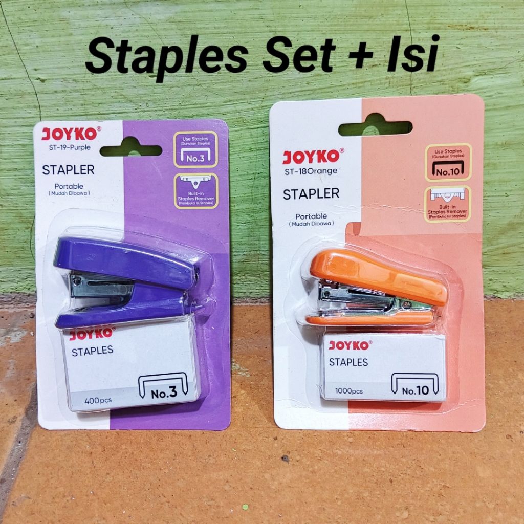 

Staples Set Joyko ( No 3 & 10 )