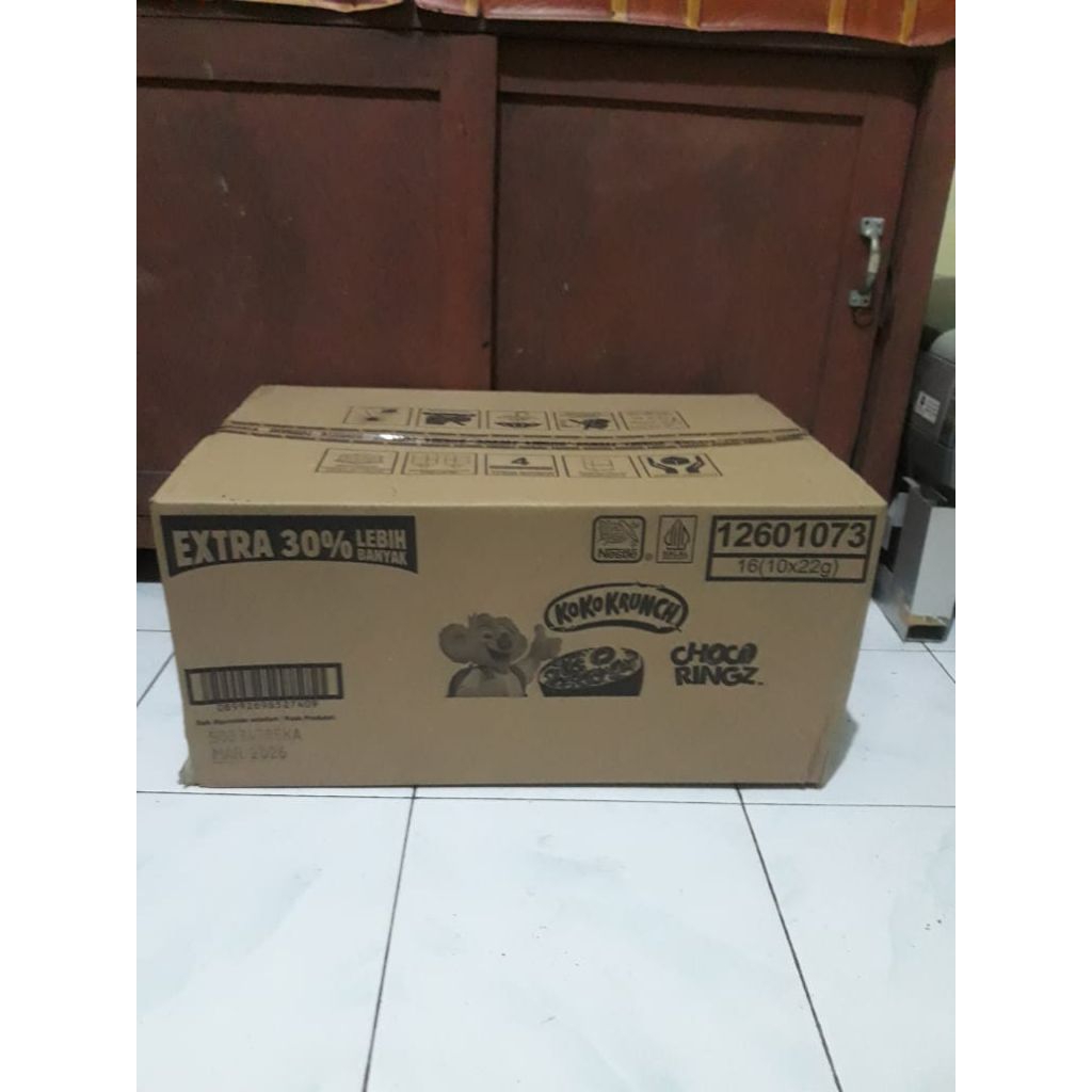 

Koko krunch ring 1 karton isi 16 renceng