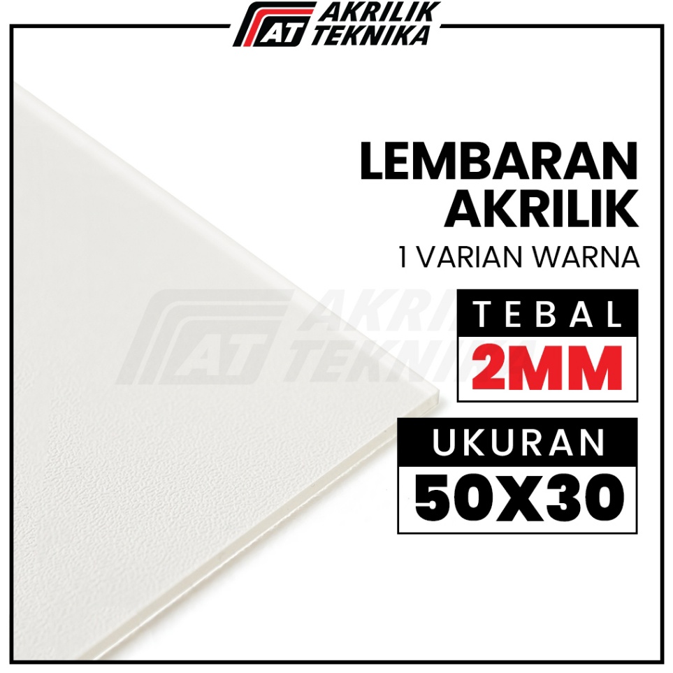 

KODE B75C Acrylic Sheet Clear Lembaran Akrilik Bening 5x3cm 2mm