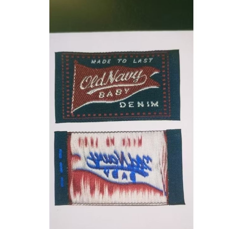 

label merek brand tag (main) label OldNavy Baby Denim