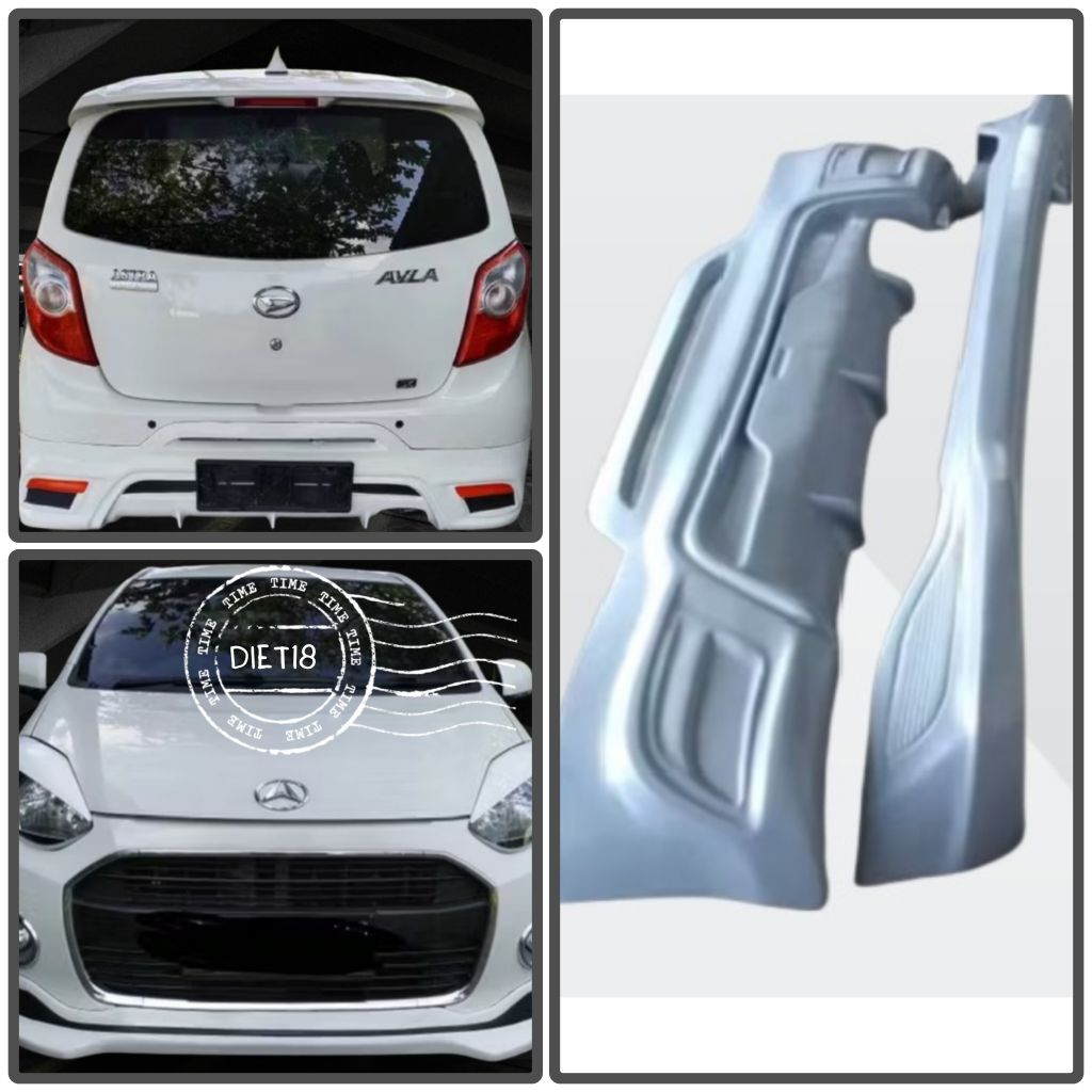 Bodykit Depan Dan Belakang Ayla/ Agya 2013 - 2016