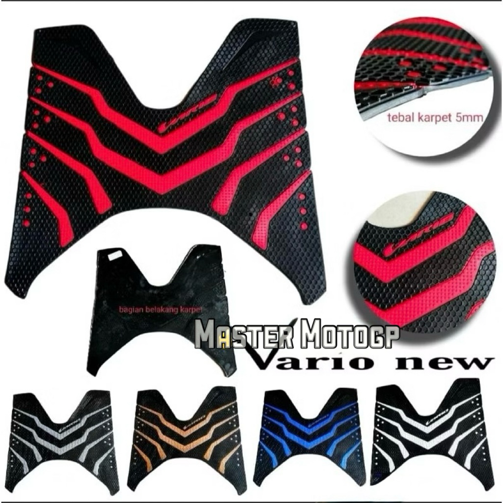 KESET vario 125/150 New Karpet VARIO150 Vario 125 2018 - 2022 Tatakan Kaki Motor Vario 125 Vario 150