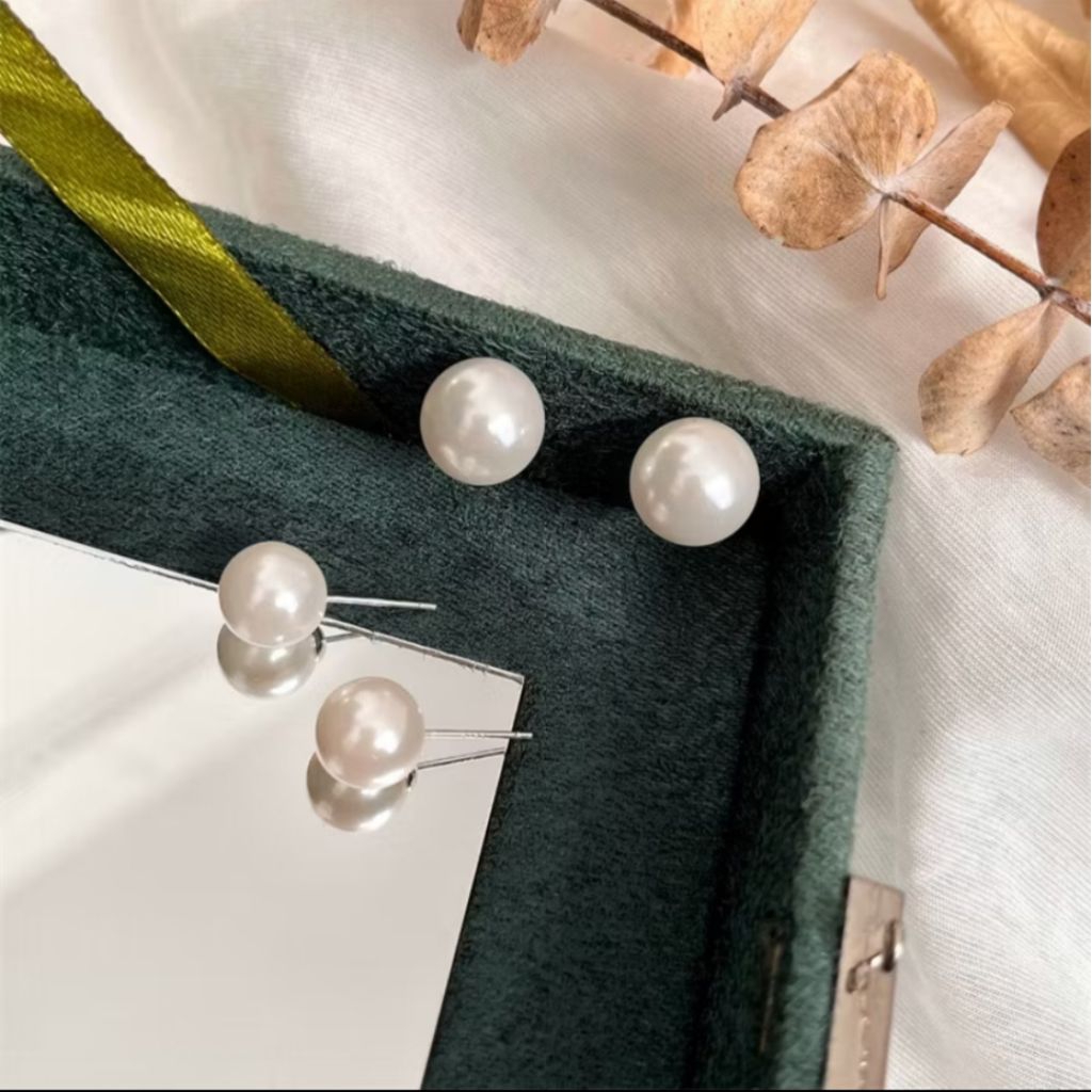 ANTING GIWANG MUTIARA | BATANG TUSUK TITANIUM I ANTING TUSUK